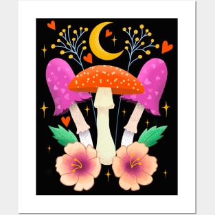 Mushroom Medley Posters and Art